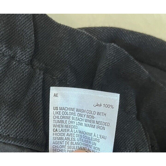 Culpos X Inc Women Paperbag Jeans 18 Black High Rise Elastic Waist Pockets NEW - Picture 9 of 11